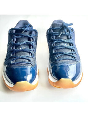 Jordan 11 Retro Low Navy Gum Bottom (528895-405) 2016 Men’s Sneakers sz 10.5